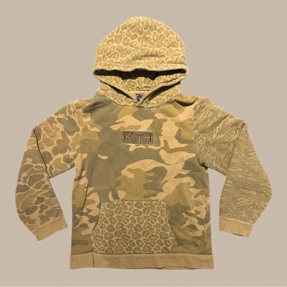 Kids Kith Animal Print Hoodie - Picture 1 of 4